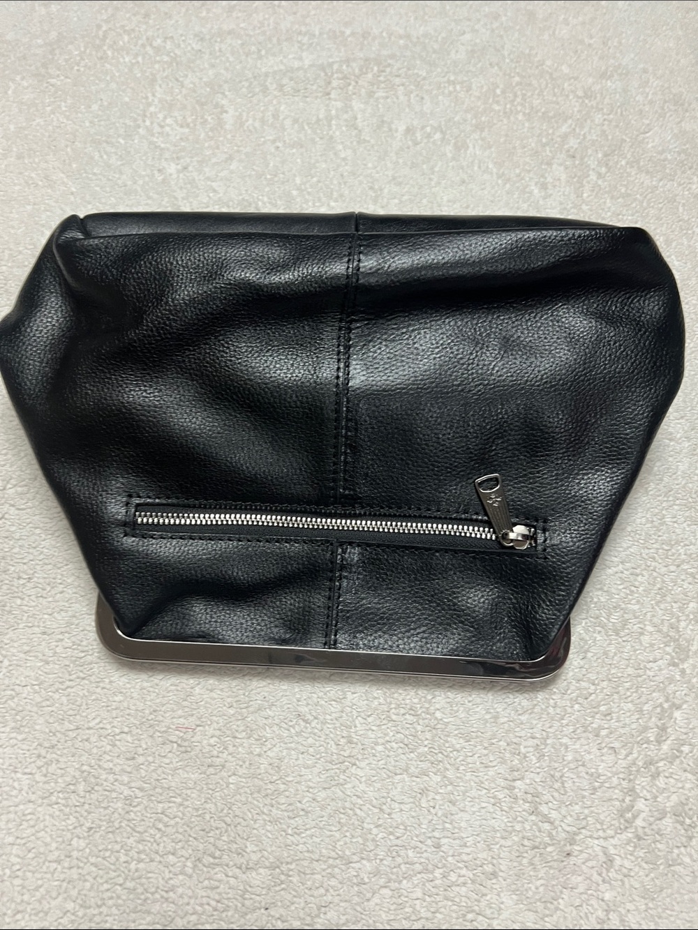 Patricia Nash Sofia Frame Crossbody Rugged Natural Grain Leather - Picture 7 of 12
